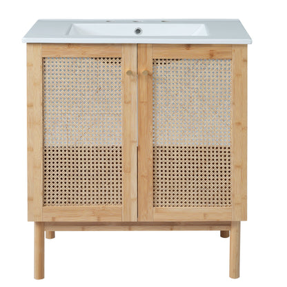 Bathroom Vanity Cabinet With Doors, Soft Close Design