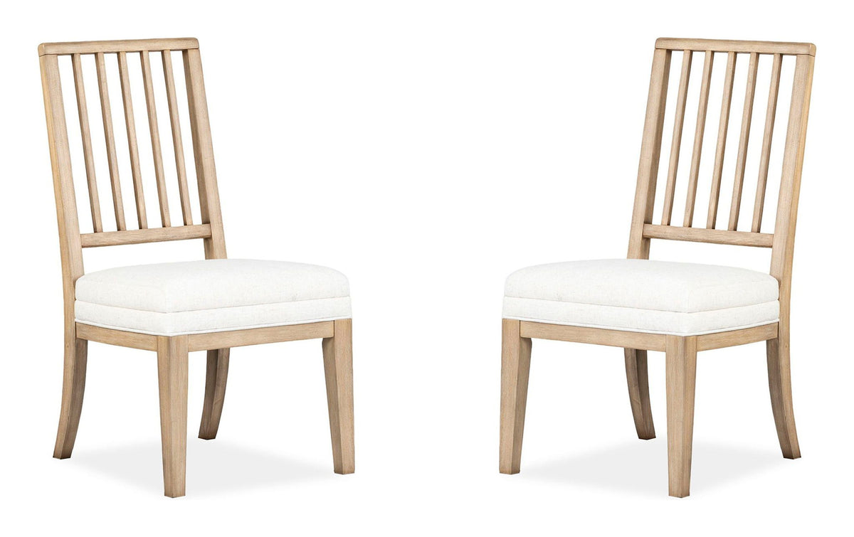 Coventry - Upholstered Side Chair With Solid Wood Back (Set of 2) - Honey Maple