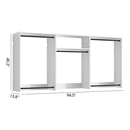 Devi - Wall Mounted Wood Closet System & Modular Design