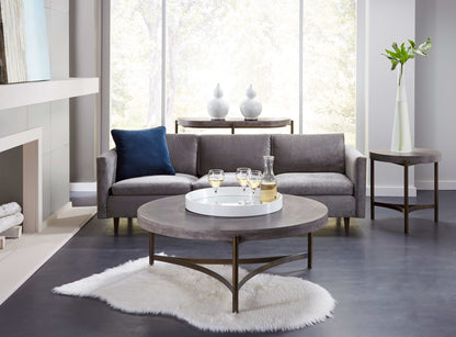 Lyon - Round Concrete And Metal Table