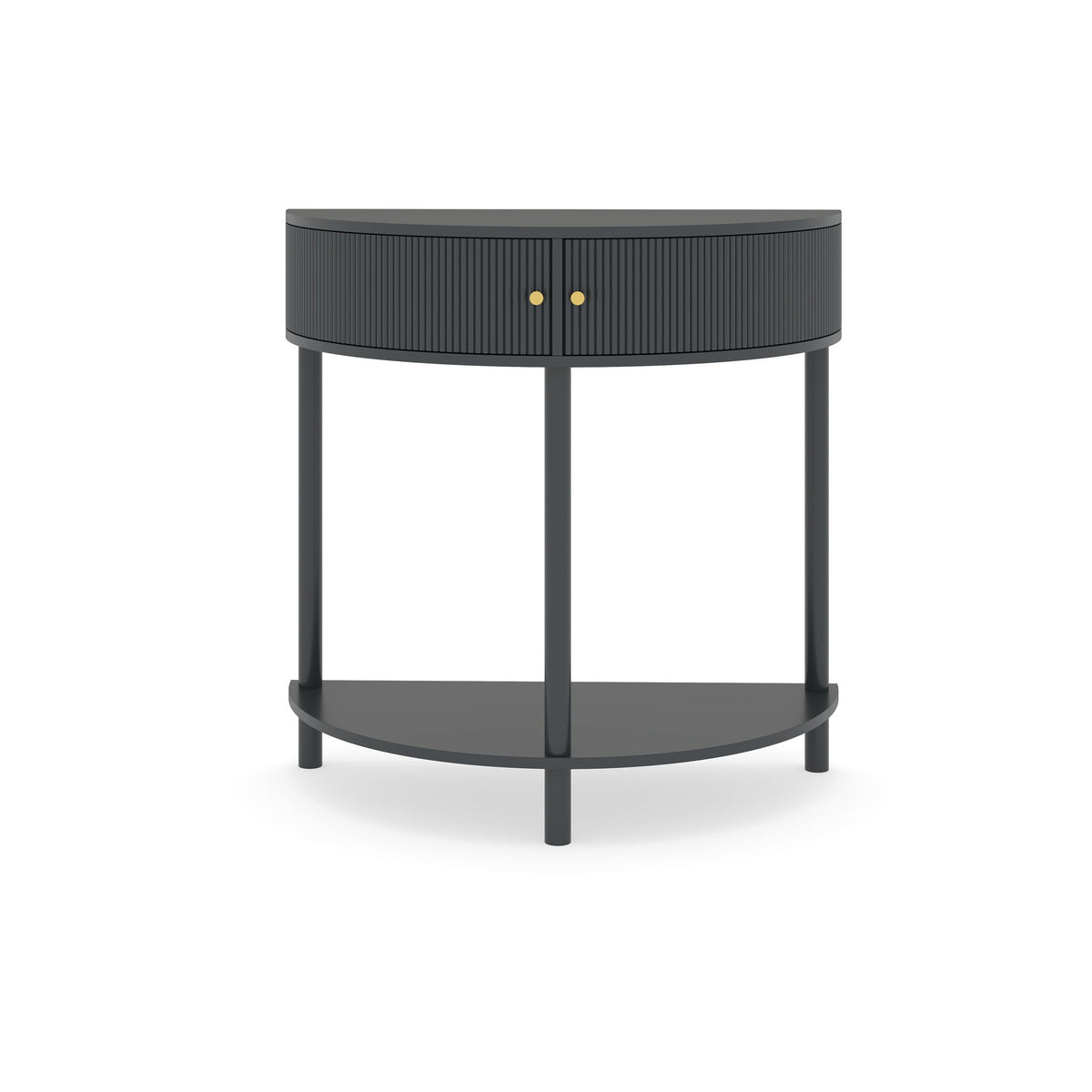 Demi Lune - Console Table With 2 Storage Drawers