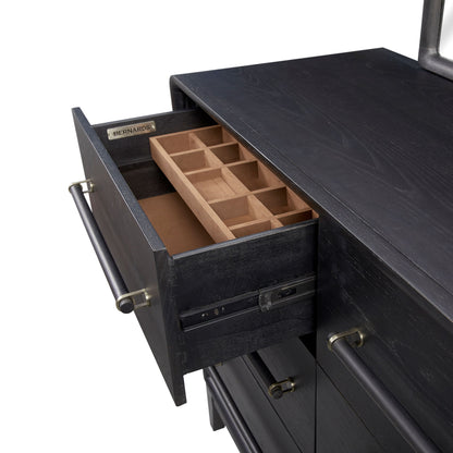 9 Drawer Dresser - Black