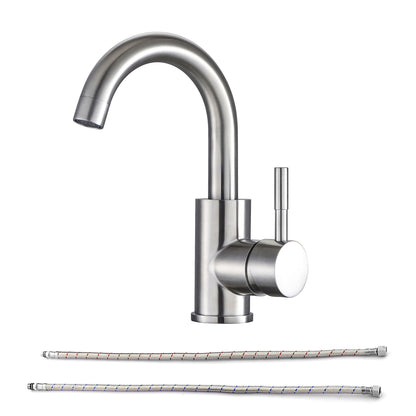 Modern Bathroom Faucet Single Hole Single Handle