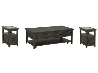 Westley Falls - Rectangular Cocktail Table Set