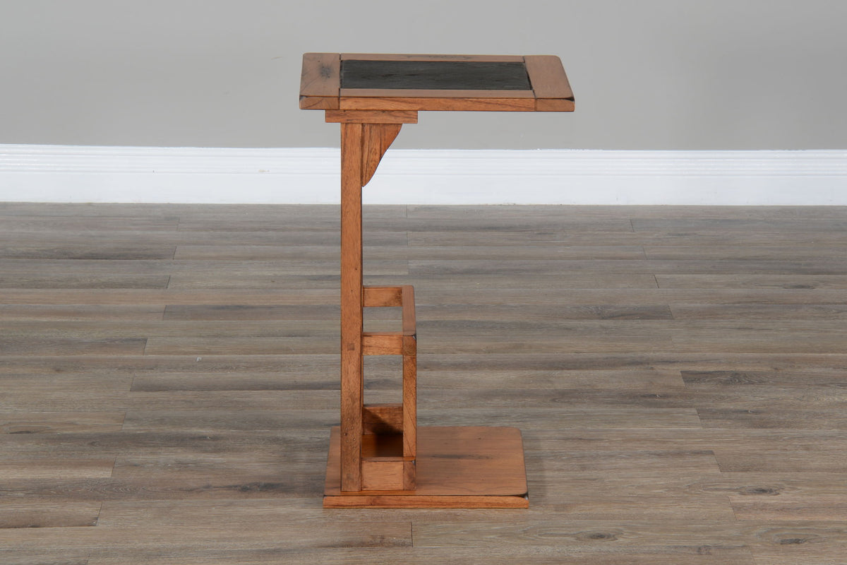 Sedona - Savannah 12.5" Traditional Wood Table - Rustic Oak