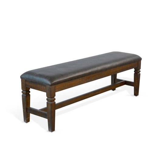 Homestead - Bench, Cushion Seat - Tobacco Leaf