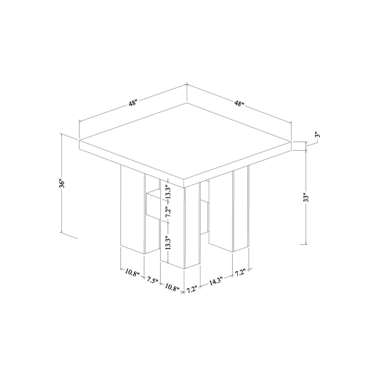 Mikha - Bar Table