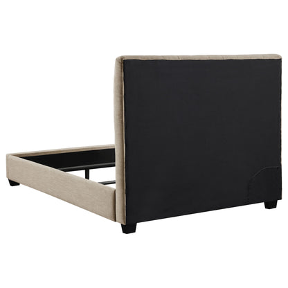Saintes - Tufted Upholstered Wingback Bed