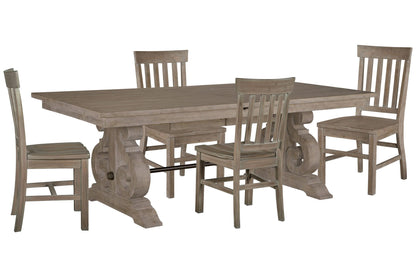 Tinley Park - Extendable Rectangular Dining Table Set