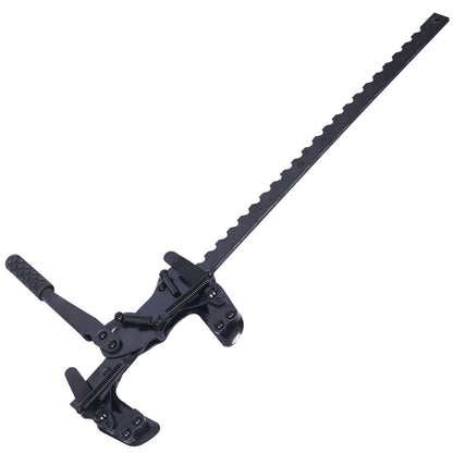 Fence Stretcher All Purpose Splicer Steel Tool For High Tensile, Barbed, And Smooth Wire Fences - Black