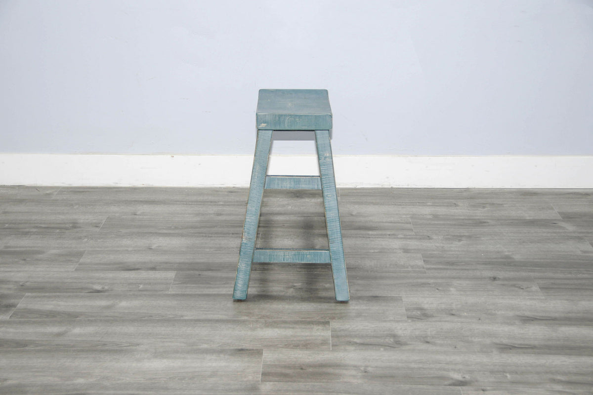 Marina - Stool With Wood Seat (Set of 2)