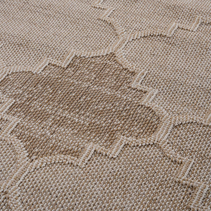 Guros - 6' X 9' Trellis Indoor / Outdoor Area Rug - Cream
