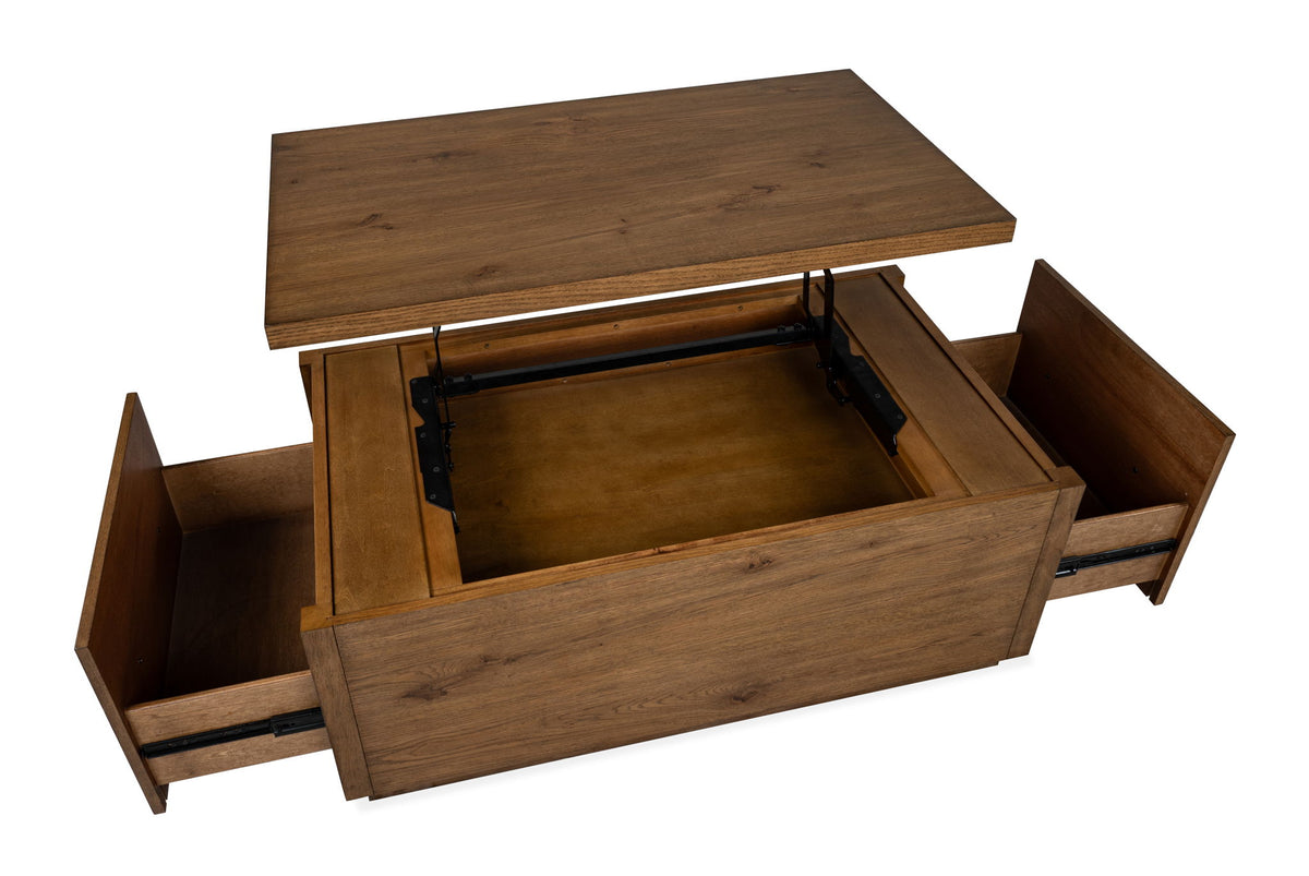 Marcel - Lift Top Storage Cocktail Table - Brown