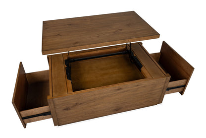Marcel - Lift Top Storage Cocktail Table - Brown