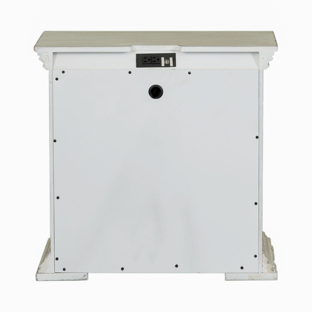 Big Valley - 2 Drawer Night Stand w/ Charging Station