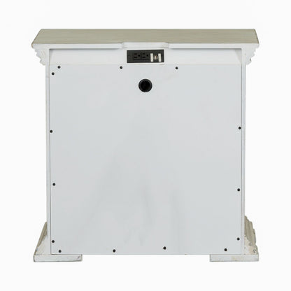 Big Valley - 2 Drawer Night Stand w/ Charging Station