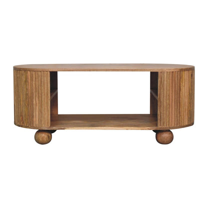 Soba - Ball Open Coffee Table - Oak