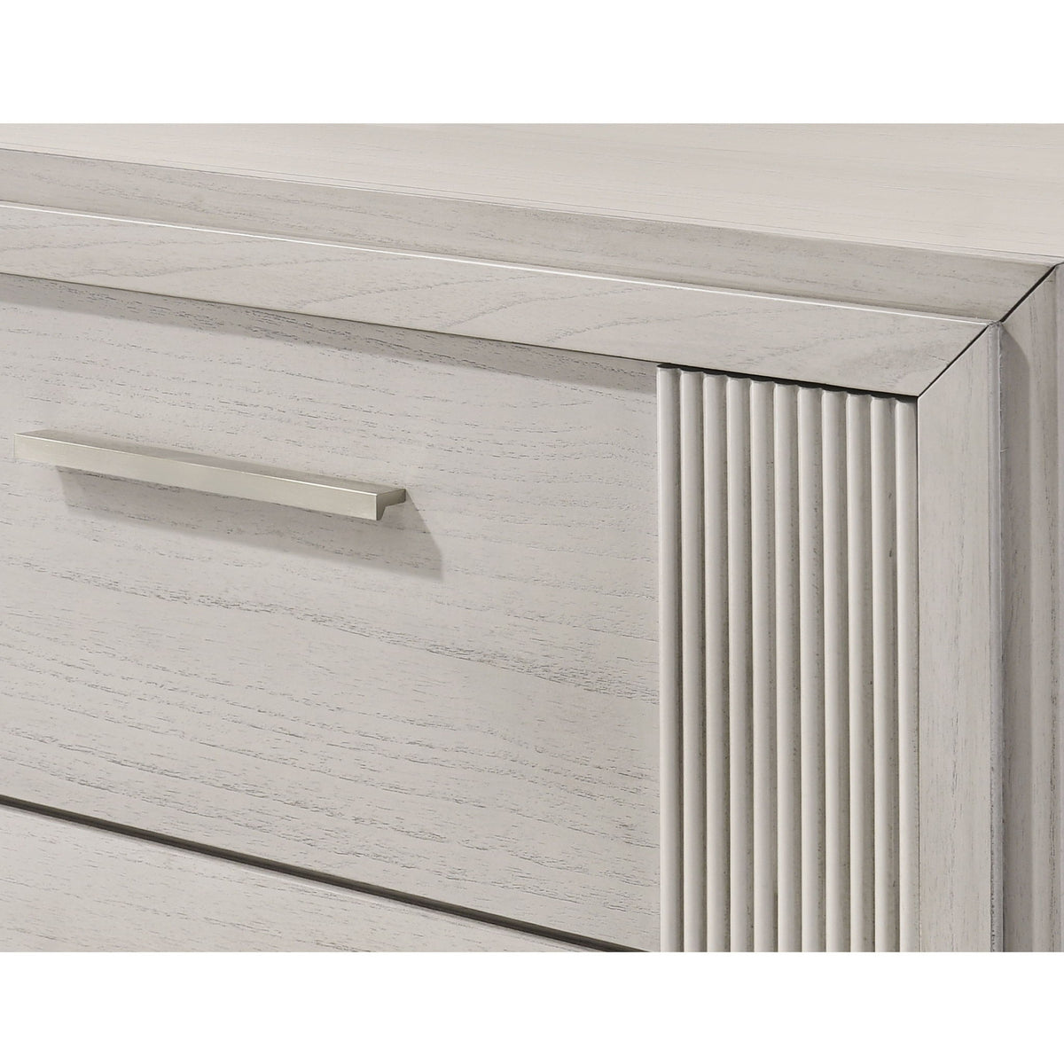 6 Drawer Storage Dresser Furniture - Antique White