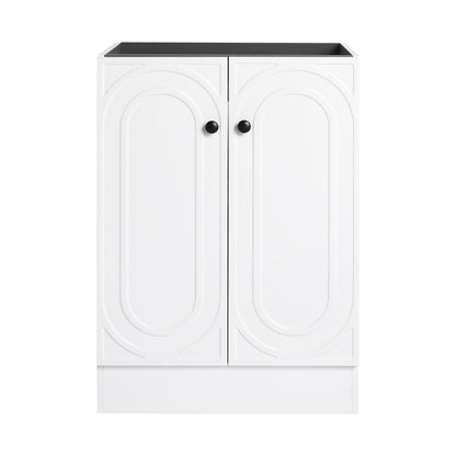 Modern Freestanding Bathroom Vanity With Soft Close Cabinet Doors