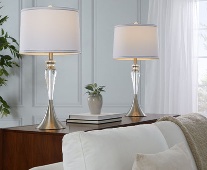 Ashland - Contemporary Crystal Table Lamp (Set of 2) - Clear