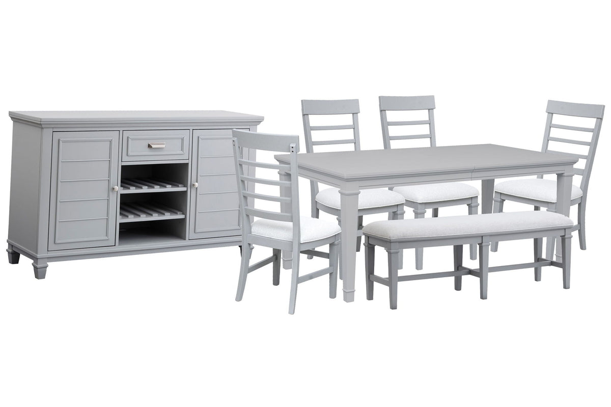 Charleston - Extendable Rectangular Dining Table Set