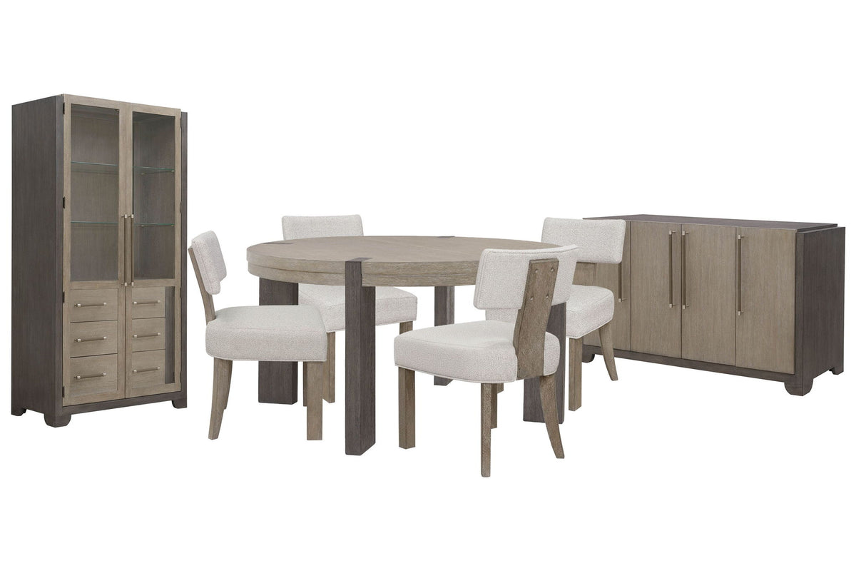 Anderson Park - Round Dining Table Set With Klismos Chairs
