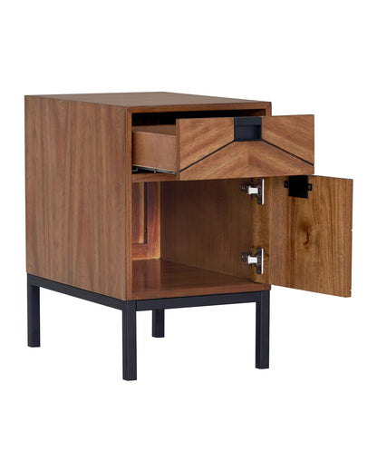 Astoria - Chairside Table - Light Brown