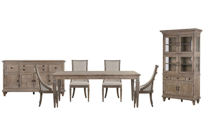 Lancaster - 7 Piece Extendable Rectangular Dining Table Set