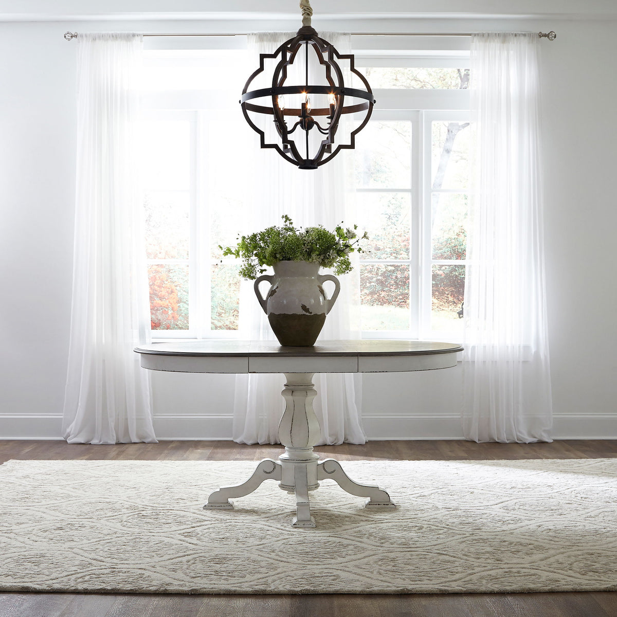 Magnolia Manor - Pedestal Table Set