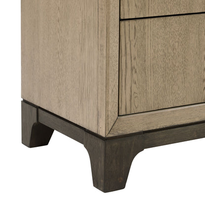 8 Drawer Dresser With Feet And Pulls - Brown