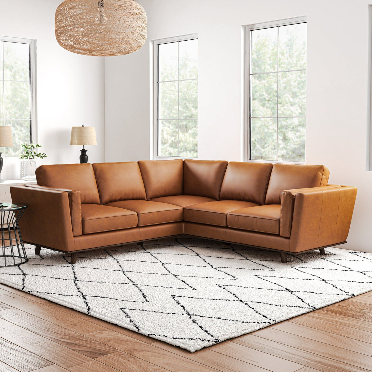 Erman - Corner Sofa - Tan