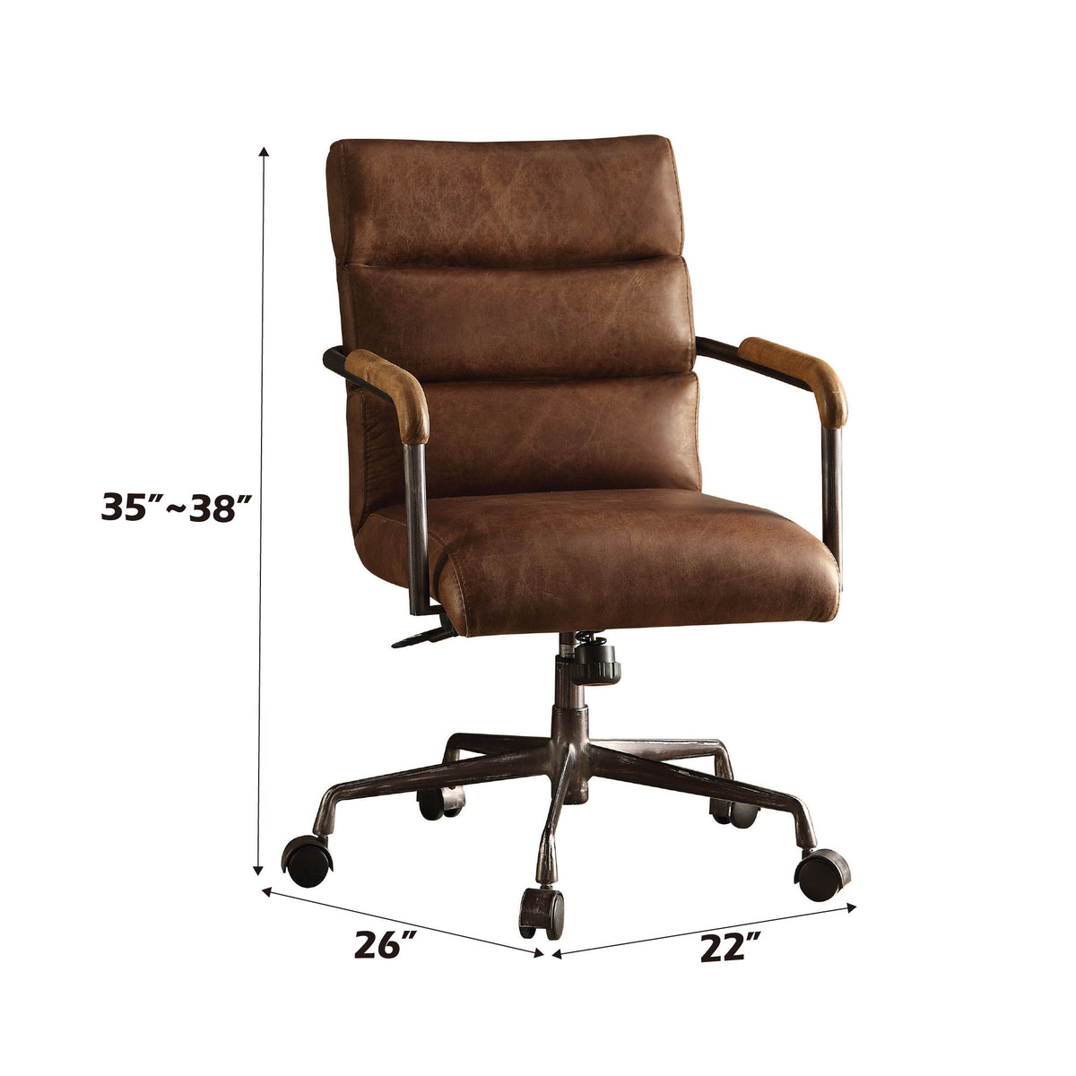 Harith - Retro Top Grain Office Chair
