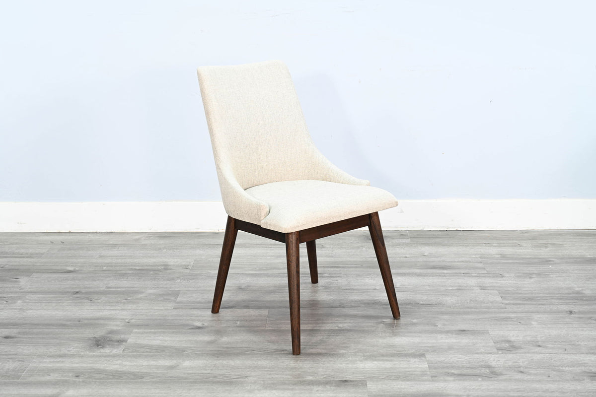 American Modern - Upholstered Cushion Seat Dining Chair (Set of 2) - Walnut