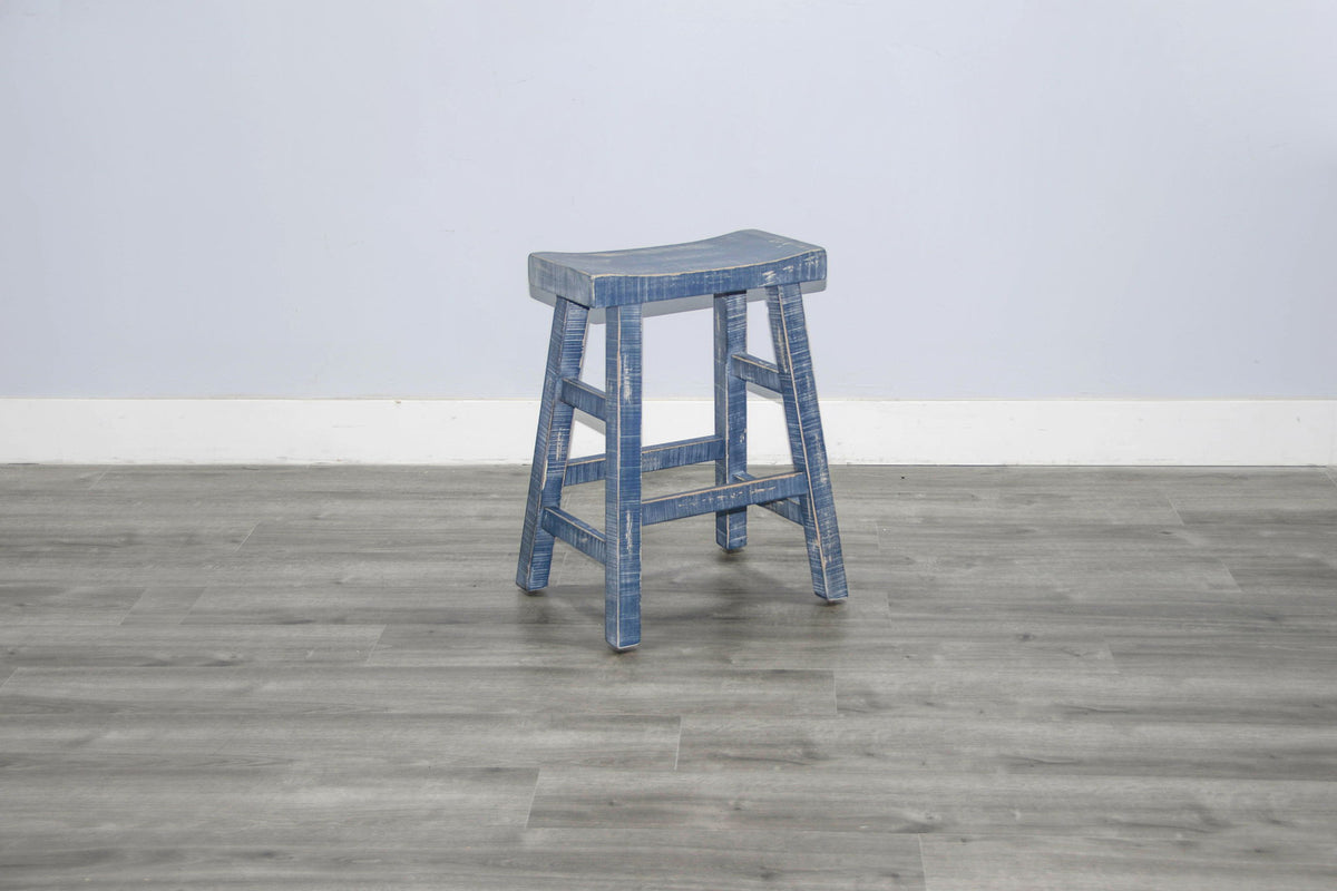 Marina - Stool With Wood Seat (Set of 2)