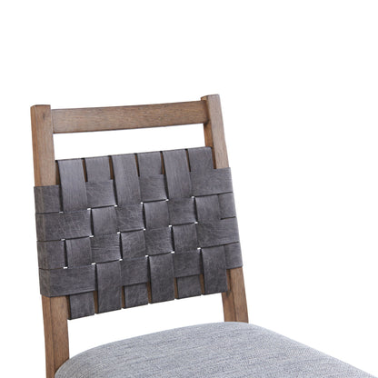 Oslo - Woven Stool - Weathered Chestnut