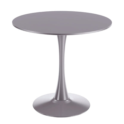 Mid-Century Tulip Table With Round Top, Pedestal Base