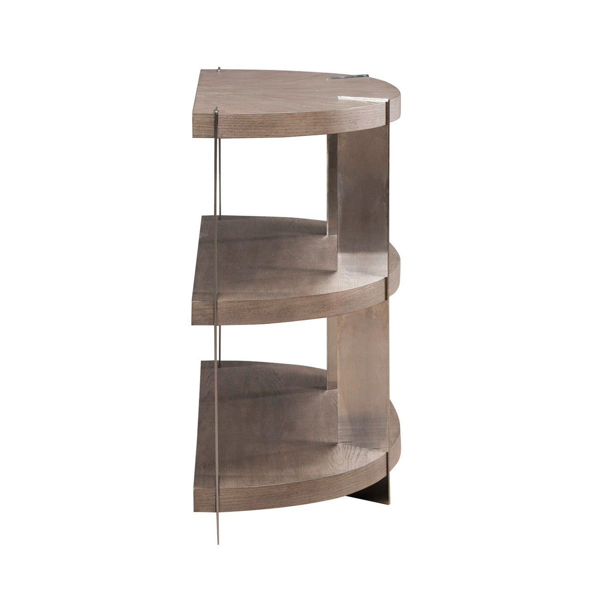 Harlow - Sofa Table - Sandstone & Satin Nickel