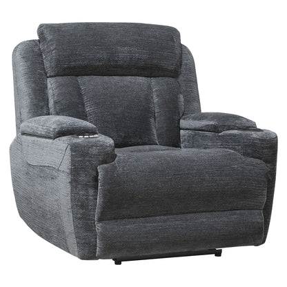 Dalton - Power Reclining Sofa, Loveseat, Recliner - Lucky Charcoal