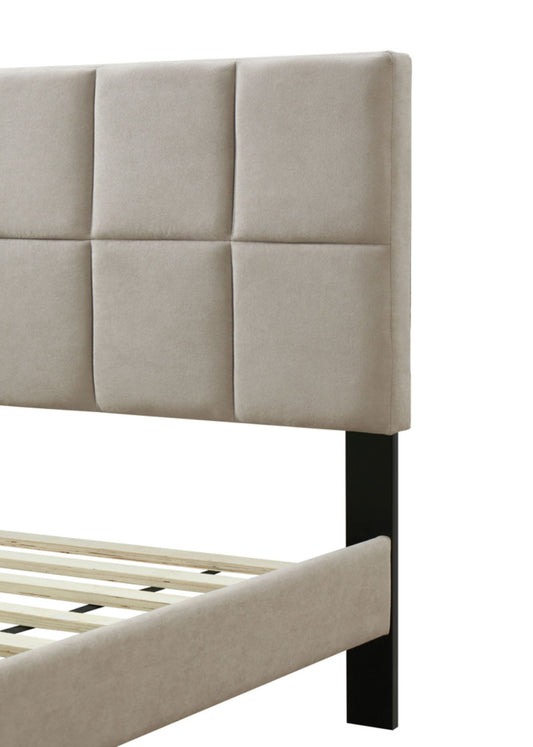 Full Sized Squares Bed With USB