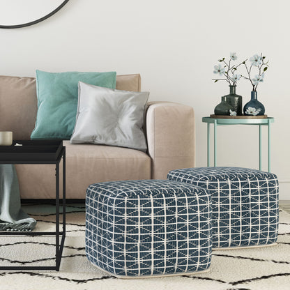 Noreen - Upholstered Square Pouf