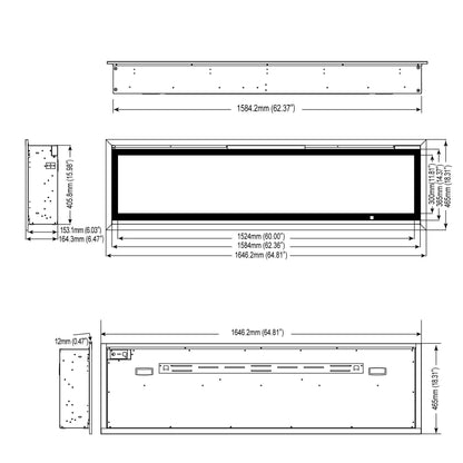 Electric Fireplace With Display