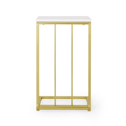 Modern Glam C - Shape End Table