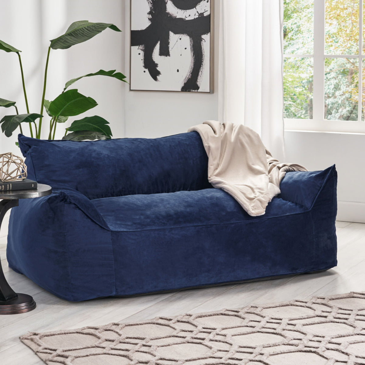 Fila - een Oversized Seater Bean Bag Chair With Armrests
