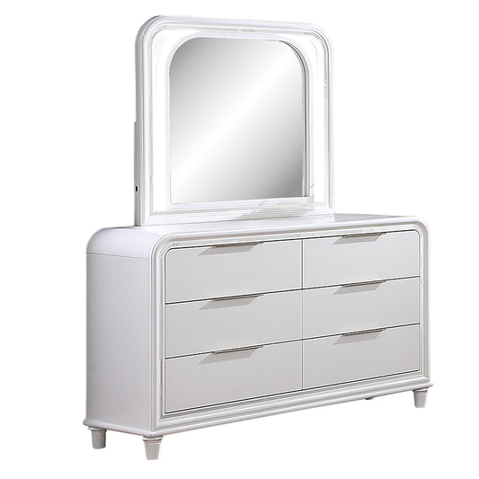 Dresser 6 Drawers - White