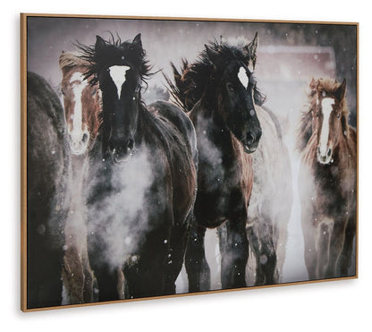 Chaseburn - Wall Art - Brown / Black / White