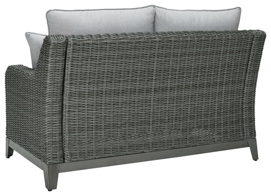 Elite Park - Loveseat With Cushion - Gray