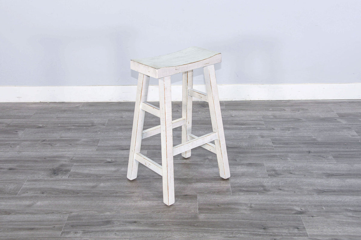 Marina - Stool With Wood Seat (Set of 2)