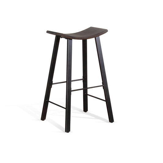 Homestead - Saddle Seat Metal Barstool (Set of 2) - Tobacco Leaf