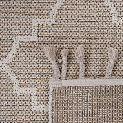 Guros - 8' X 10' Trellis Indoor / Outdoor Area Rug - Ivory