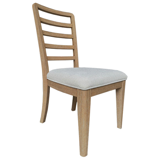 Escape - 84" Dining Rectangular Extendable Table With Console & 8 Ladderback Chairs - Mirage Mist